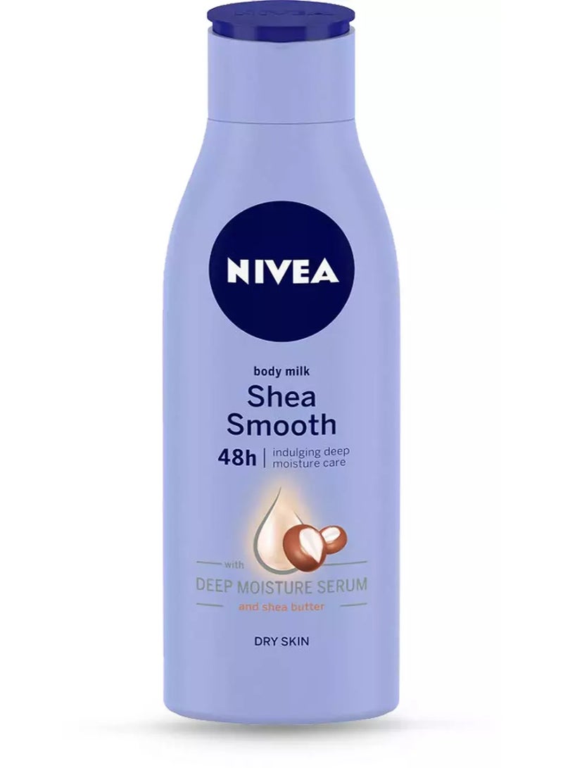Nivea Body Milk Shea Smooth 48H Deep Moisture Lotion (2 X 200Ml) (400) - Image 2